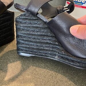 Alexander Wang Tori Leather Espadrille Wedge
